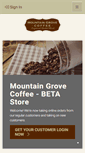 Mobile Screenshot of mountaingrovecoffee.com